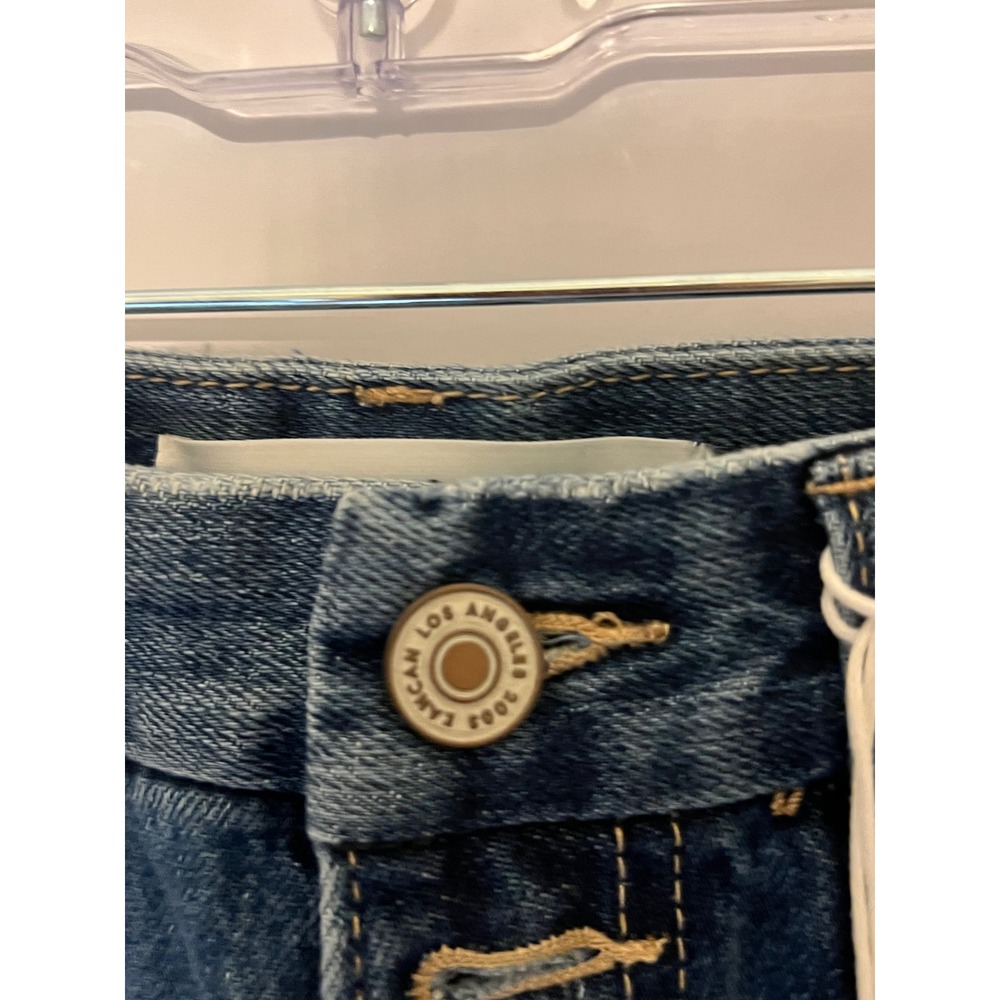 KanCan Maven High Rise Straight Leg Button Fly Jeans Medium Wash Size 3/25 NWT - Picture 5 of 7